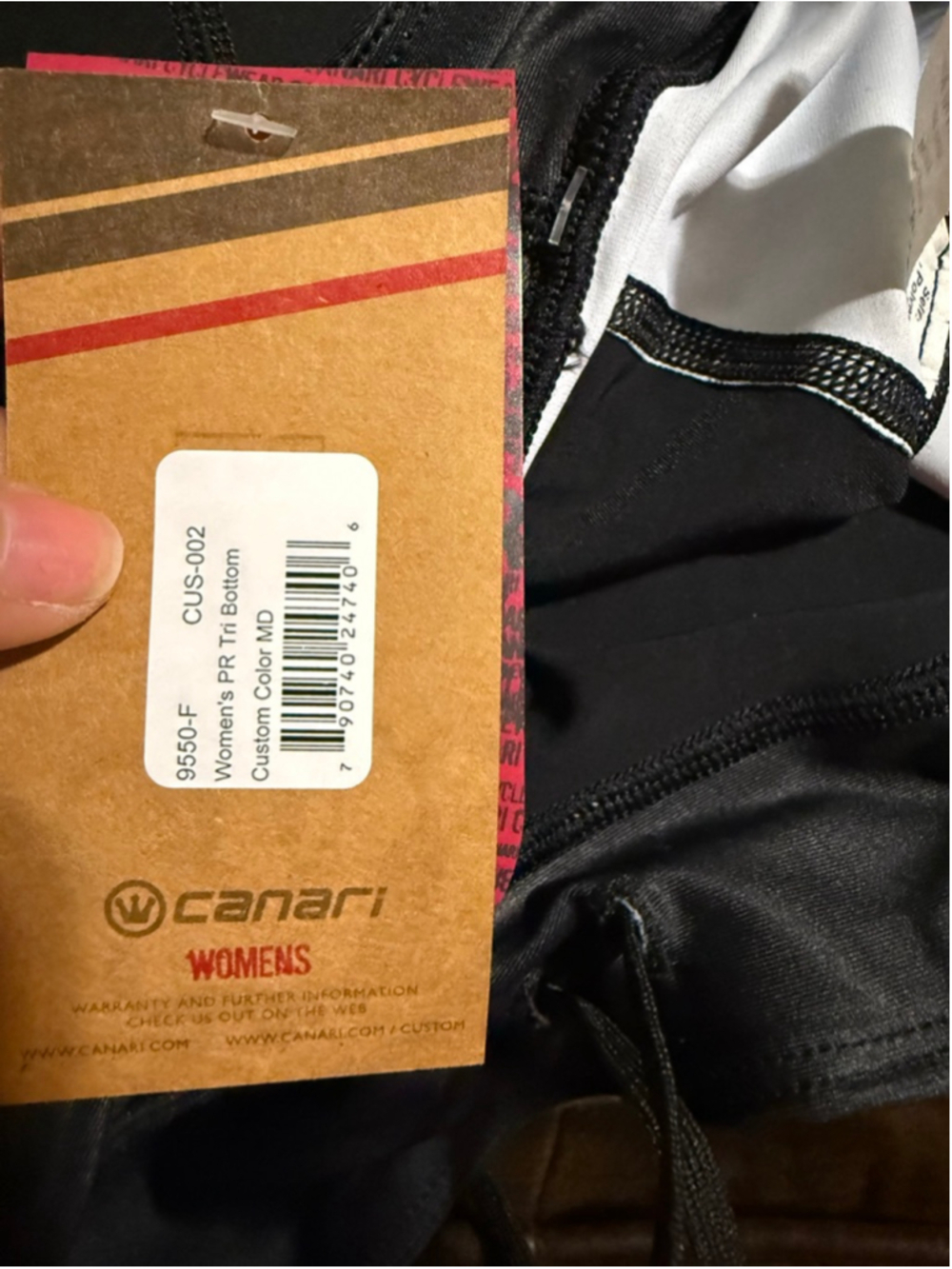 Women's Canari Bike Shorts M Black Pink - Picture 4 of 7